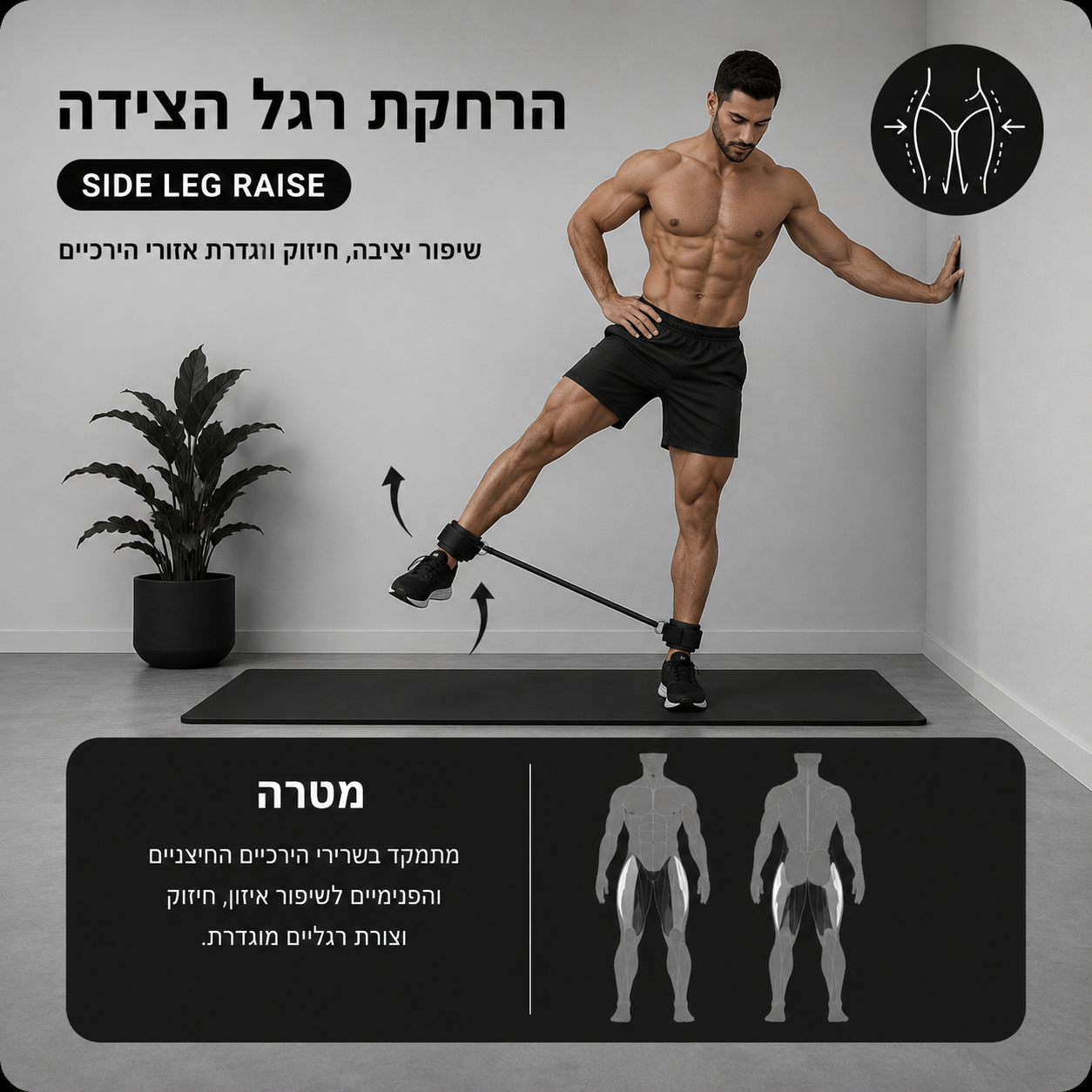 רצועת בניית שרירי רגליים וירכיים