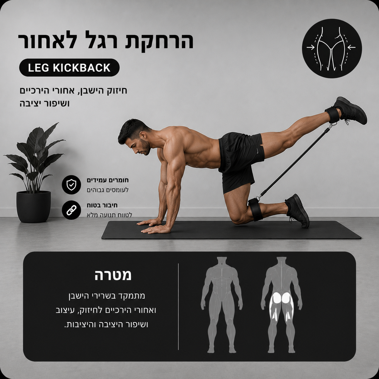 רצועת בניית שרירי רגליים וירכיים