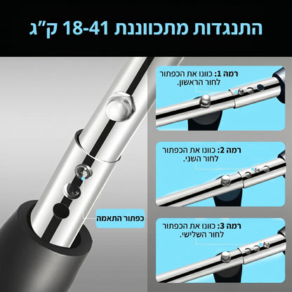 מכשיר לחיזוק ולהגדלת השרירים בבית